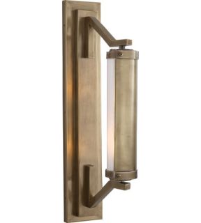 Thomas Obrien Eclipse 1 Light Bathroom Vanity Lights in Hand Rubbed Antique Brass TOB2300HAB