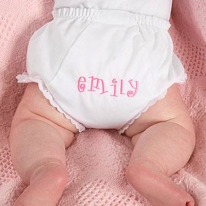 Embroidered Baby Diaper Cover