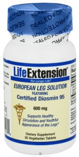 Life Extension   Certified European Diosmin 95   30 Vegetarian Tablets
