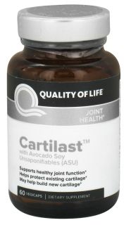 Quality Of Life Labs   Cartilast Cartilage & Joint Support   60 Vegetarian Capsules