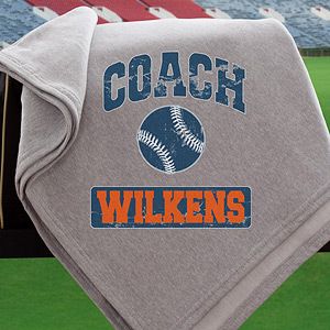 Personalized Blankets for Sports Coaches