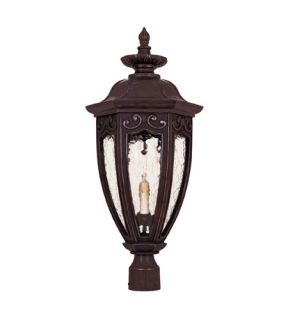 Dehart 3 Light Post Lights & Accessories in Bark And Gold 5 6527 52