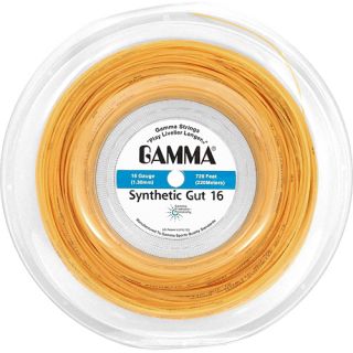 Gamma Synthetic Gut 16 Gold 720 Gamma Tennis String Reels