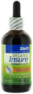 Zand   Insure Immune Support Liquid Organic   4 oz. Insure Herbal