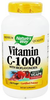 Natures Way   Vitamin C 1000 with Bioflavonoids   250 Vegetarian Capsules