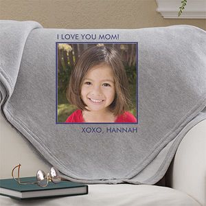 Personalized Photo Sweatshirt Blanket   Picture Perfect