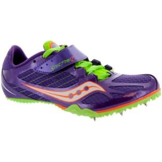 Saucony Spitfire 2 Sprint Spike Saucony Womens Running Shoes Purple/Slime