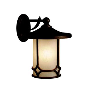 Chicago 1 Light Outdoor Wall Lights in Aged Bronze 9367AGZ