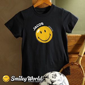 Personalized Smiley Face Kids T Shirt