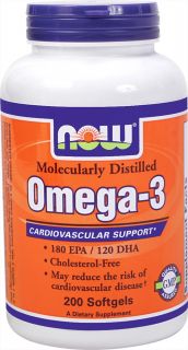 NOW Foods   Omega 3 2000 mg.   200 Softgels