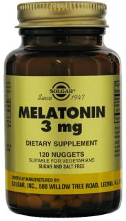 Solgar   Melatonin 3 mg.   120 Nugget(s)