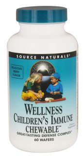Source Naturals   Wellness Childrens Immune   60 Chewable Wafers