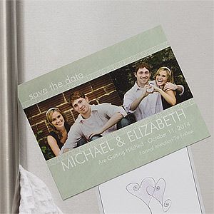 Personalized Photo Wedding Save The Date Magnets   Simply Timeless