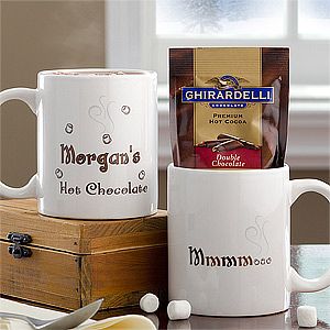 Personalized Kids Hot Chocolate Mug Set