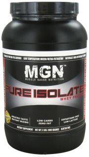 Muscle Gauge Nutrition   Pure Isolate Whey Protein Rocky Road   2 lbs.