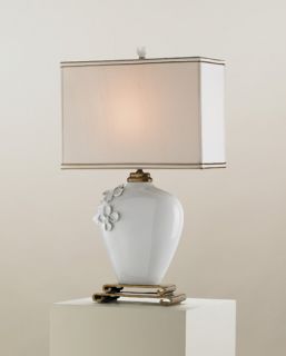 Minuet 1 Light Table Lamps in White 6995
