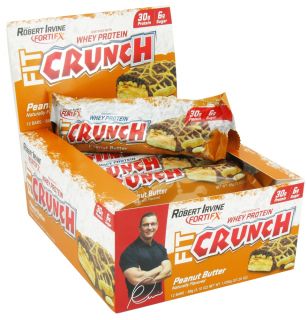 Chef Robert Irvine FortiFX   Fit Crunch Protein Bar Peanut Butter   88 Grams