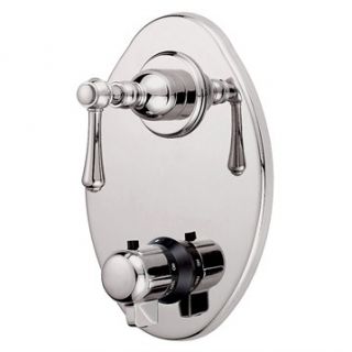 Danze® Opulence™ Two Handle Thermostatic Shower Trim Kit   Polished Ni