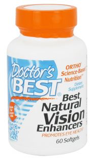 Doctors Best   Best Natural Vision Enhancers   60 Softgels