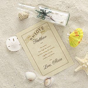 Personalized Love Letter In A Bottle   To My Love