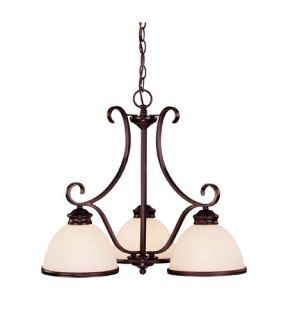 Willoughby 3 Light Chandeliers in English Bronze 1 5777 3 13