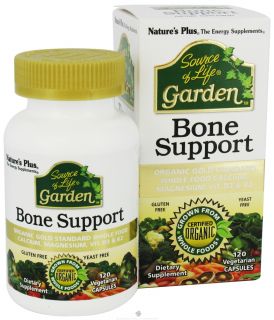 Natures Plus   Source Of Life Garden Bone Support With AlgaeCal   120 Vegetarian Capsules