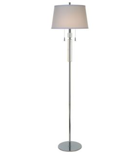 Facetnation 2 Light Floor Lamps in Polished Chrome TF5928