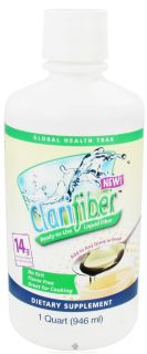 Global Health Trax (GHT)   Clarifiber Ready to Use Liquid Fiber   1 qt.