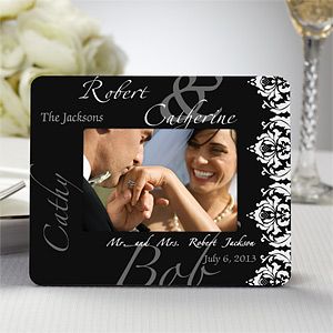 Personalized Wedding Favor Mini Picture Frames   Wedding Couple
