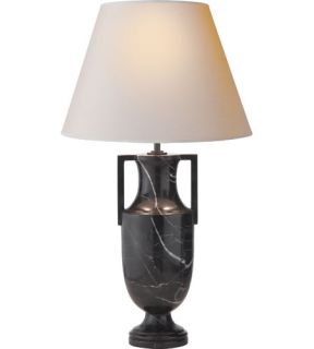 Alexa Hampton Burt 1 Light Table Lamps in Black Marble AH3046BM NP