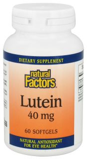 Natural Factors   Lutein 40 mg.   60 Softgels