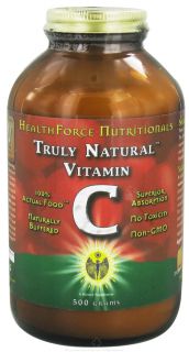 HealthForce Nutritionals   Truly Natural Vitamin C Powder   500 Grams
