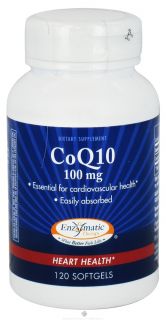 Enzymatic Therapy   CoQ10 100 mg.   120 Softgels