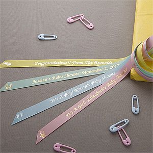 Personalized Ribbon   New Baby
