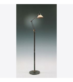 Tiffany 1 Light Floor Lamps in Medici Bronze TF9152Z