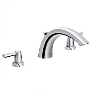 Grohe Arden 3 Hole Roman Tub Filler   Infinity Brushed Nickel