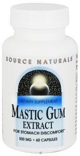 Source Naturals   Mastic Gum Extract 500 mg.   60 Capsules