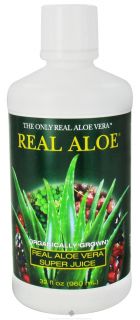 Real Aloe   Organically Grown Real Aloe Vera Super Juice   32 oz.