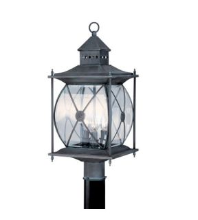 Providence 3 Light Post Lights & Accessories in Charcoal 2096 61