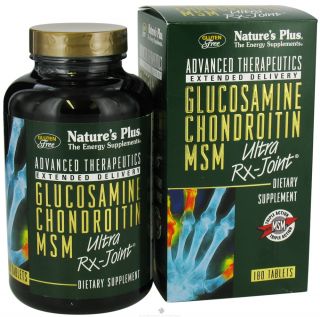 Natures Plus   Glucosamine Chondroitin MSM Ultra Rx Joint   180 Tablets