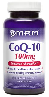 MRM   CoQ 10 Enhanced Absorption 100 mg.   60 Softgels