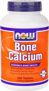NOW Foods   Bone Calcium   240 Tablets