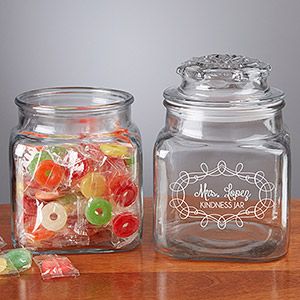 Personalized Candy Jars   Teachers Treat