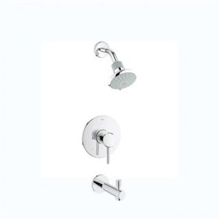 Grohe Concetto PBV Shower and Tub Trim Combination   Starlight Chrome