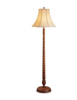 Crescendo 1 Light Floor Lamps in Fruitwood 8655