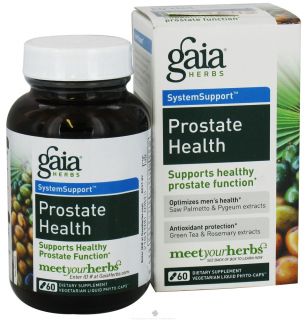 Gaia Herbs   Prostate Health Liquid Phyto Capsules   60 Vegetarian Capsules