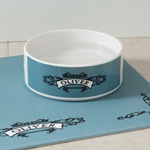 Personalized Ceramic Pet Bowls   Small