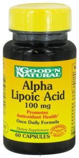 Good N Natural   Alpha Lipoic Acid 100 mg.   60 Capsules