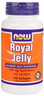 NOW Foods   Royal Jelly 300 mg.   100 Softgels