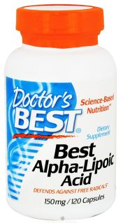 Doctors Best   Best Alpha Lipoic Acid 150 mg.   120 Capsules